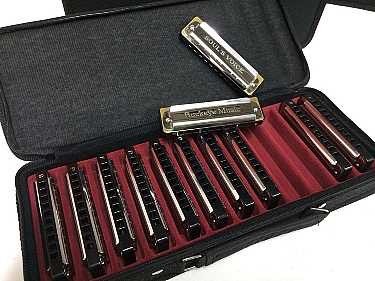 RWHarmonicas's tweet image. 12 key Souls Voice harmonica set: goldharps.com/box-sets/soul-…