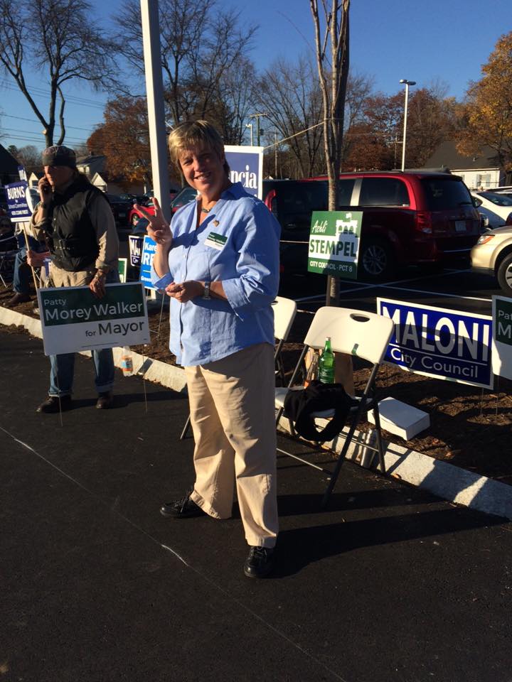 PattyforMayor's tweet photo. Voter turnout in #GreenfieldMa is 25%! Let's keep going! Cast your ballot by 8pm at the HS #greenfieldvotes https://t.co/vZygJsEOf8