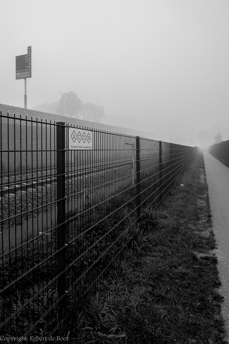 Bij de aanleg van de #Combitunnel in #Nijverdal heeft ACON de hekwerken en rasters geplaatst. Foto's Egbert de Boer.