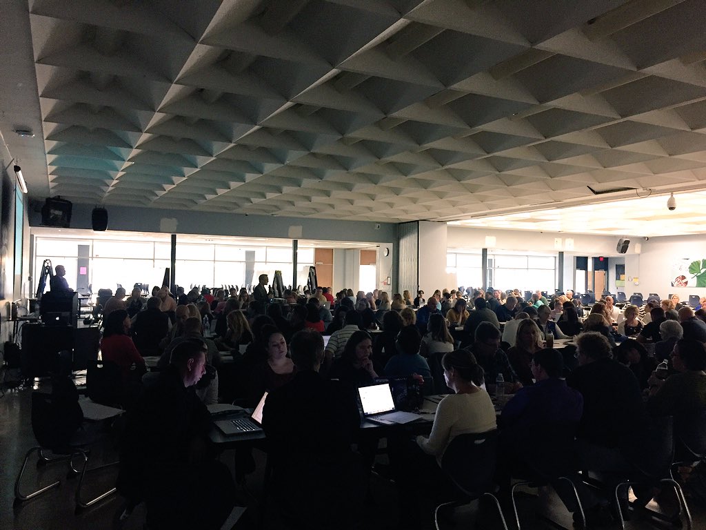 LCSDtech's tweet photo. LHS learning about the SAMR model today at Superintendents Day #ApplePD https://t.co/KuWkh9lWNY