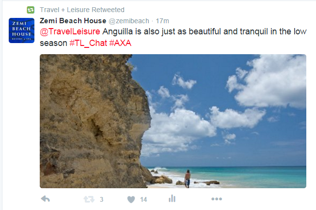 zemibeach's tweet photo. Loved being featured on @TravelLeisure's Caribbean twitter chat #TL_Chat #AXA #ZemiBeachHouse https://t.co/EGuCQcCiuc