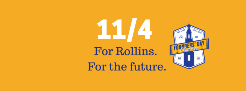 hpohlig's tweet photo. Less than 10 hours till the Founders' Day Challenge begins! #ForRollins. For the future. - https://t.co/WBz2urdm3c https://t.co/ejXZy7pKJd