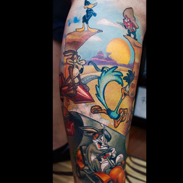 20 Amazing Daffy Duck Tattoo Designs with Meanings and Ideas  Body Art  Guru
