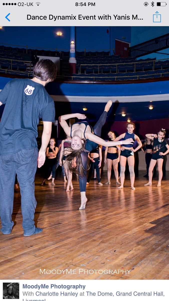 Love this photo of Charlotte Hanley in Yanis Marshalls class! #dancedynamixevents #moodymrphotography