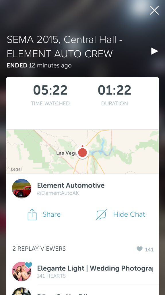 ElementAutoAK's tweet image. Couldn't make it to @SEMA in Vegas? Join Element &amp;amp; experience it! 

Periscope Link:
bit.ly/1Wx9eOH