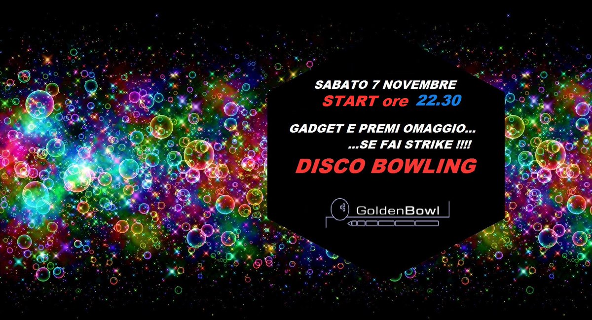 Bowling_Golden's tweet photo. Disco Bowling e ricchi premi!! Next week al Golden !! @Bowling_Golden !!! 
#Torino #bowling #musica https://t.co/gOSeiNEN9r