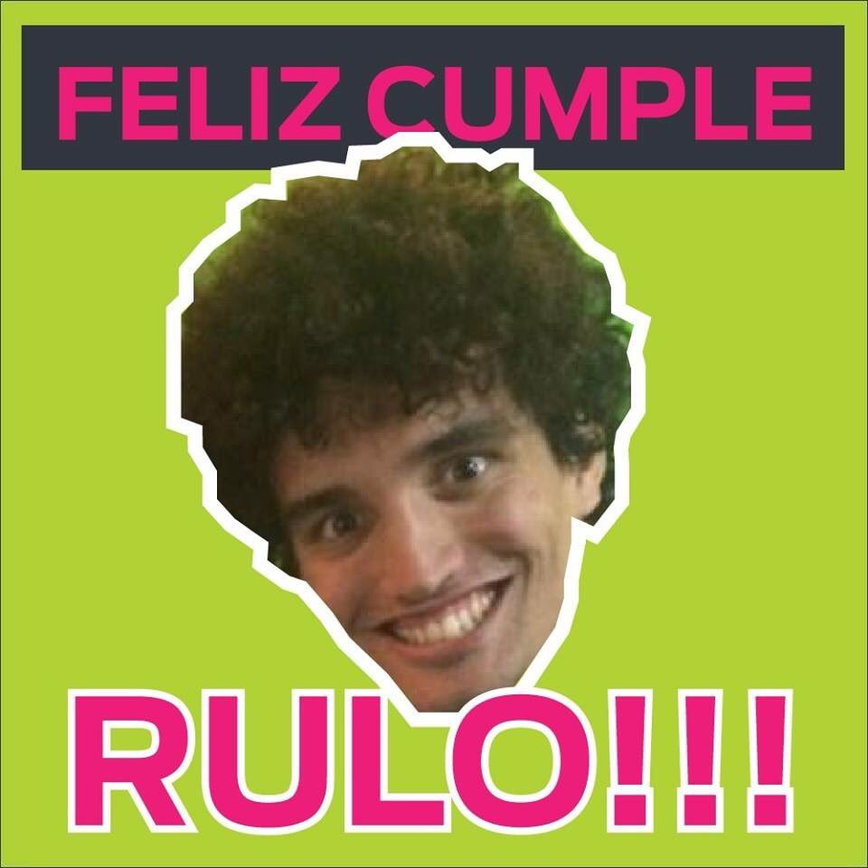 bonhftc's tweet photo. Cantemosle juntos el #felizcumple a nuestro querido Rulo! https://t.co/omxlhTTYX1