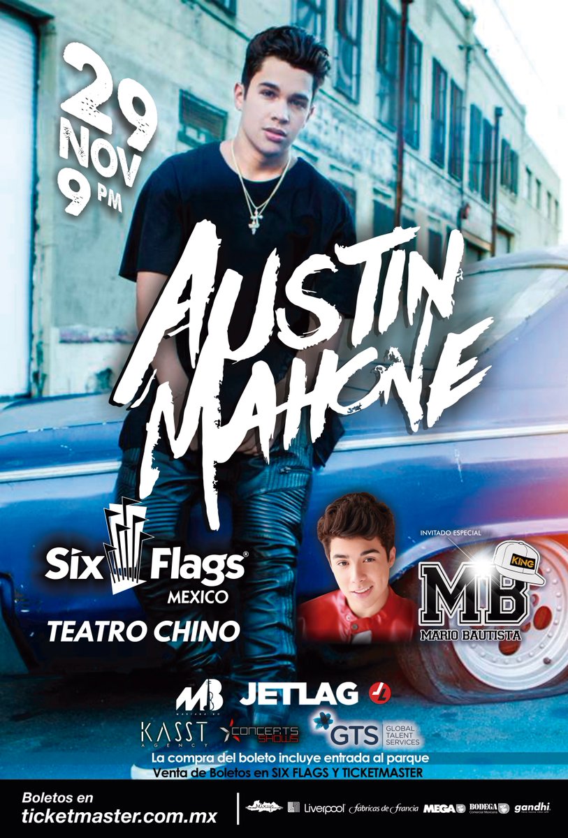 AustinMahone's tweet photo. Get your general and VIP tickets to my shows in Mexico here! https://t.co/Ji7J0ZVgZ3 https://t.co/J4bkJHZowX