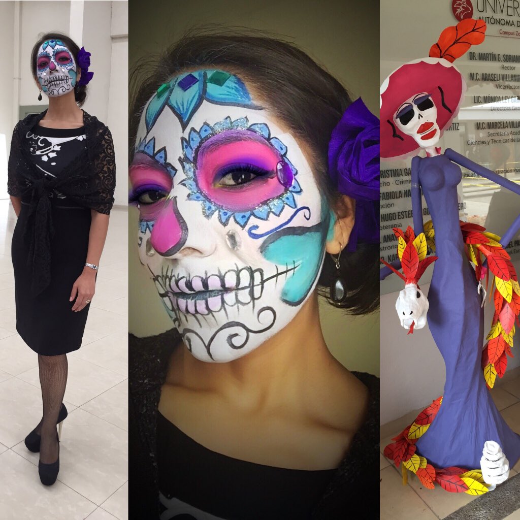 maravilla1977's tweet photo. Niños de kinder fueron a pedir muerto a la #UADCZ a ver los altares y a ver a la #Catrina 😘 https://t.co/wPDYKOJem1