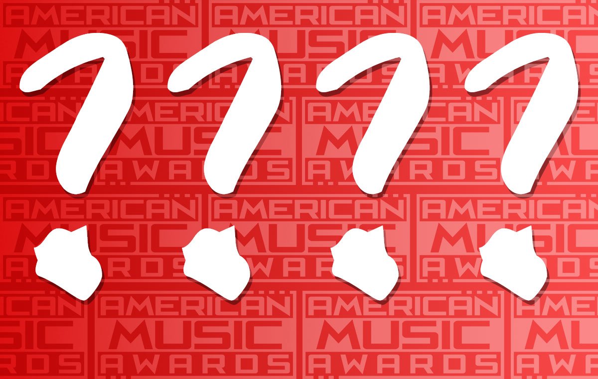 AMAs's tweet photo. We're announcing the Coca-Cola Red Carpet LIVE! @ the #AMAs PERFORMERS!
Can you guess who? https://t.co/43R61QsRyM https://t.co/FG894m3yav