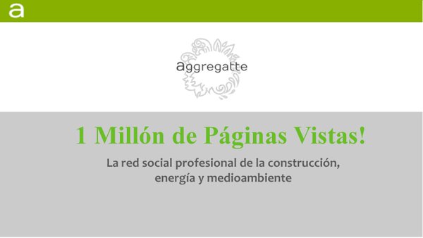 aggregatte's tweet photo. PRIMER MILLÓN DE PÁGINAS VISTAS! Y lo queremos celebrar contigo! Haz click aquí! https://t.co/EJqSSGgJ12 https://t.co/eqhJwRmMTq