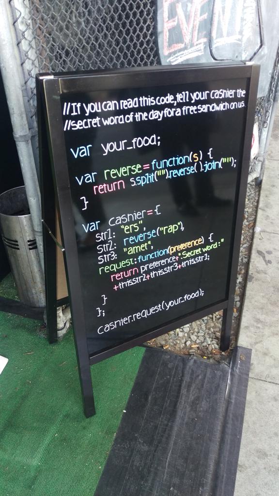 that314guy's tweet image. Calling all coders: follow #CodeForCoffee to solve code for free lunch all week!