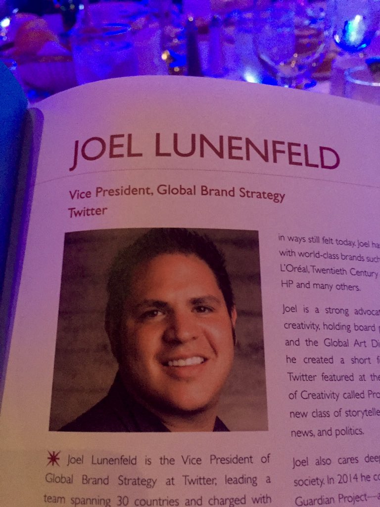 adambain's tweet image. Proud of our @joell for his induction into the Advertising Hall of Achievement. We are inspired by you Joel!