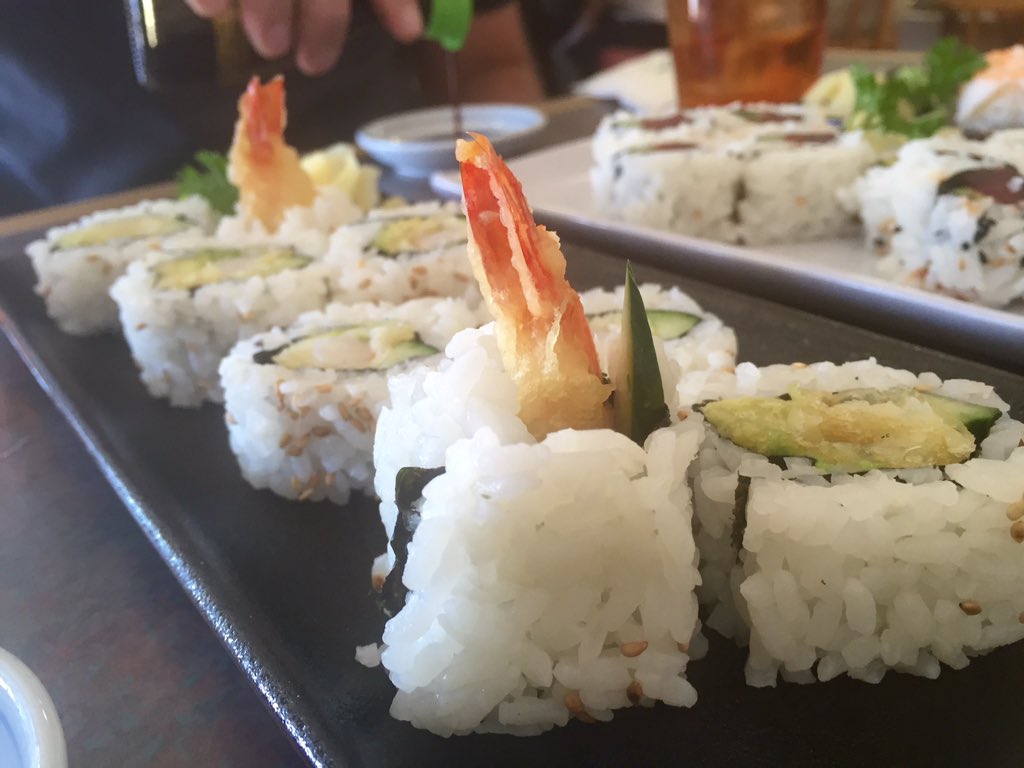 WorldisMyMenu's tweet photo. Tempura roll from #oceansushideli I #love when I find a #qualityfish #sushi place! #montereybay #worldmenu https://t.co/dmseAXdgE4