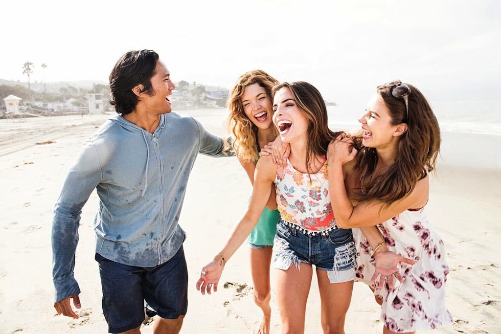 Jenna Puffer, Cedric Jonathan &amp; Hilty Bowen are all smiles in this fun-filled new shoot by <a href="/TOMHUSSEYphoto/">Tom Hussey</a>. #osbrink