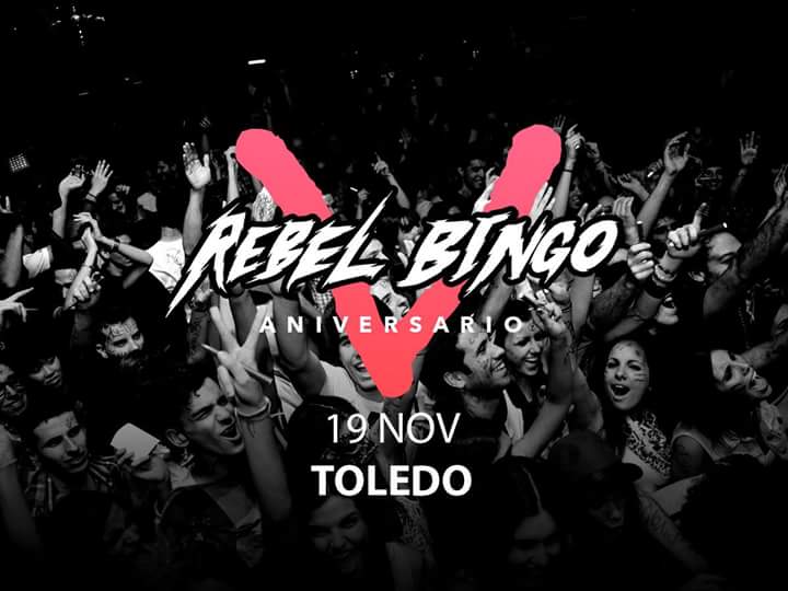 PabloTorress4's tweet photo. Por primera vez en Toledo! 
No te pierdas la Rebel Bingo y compra tu entrada ya que se acaban!
+Info en el 615612087 https://t.co/FmZSiONJqf