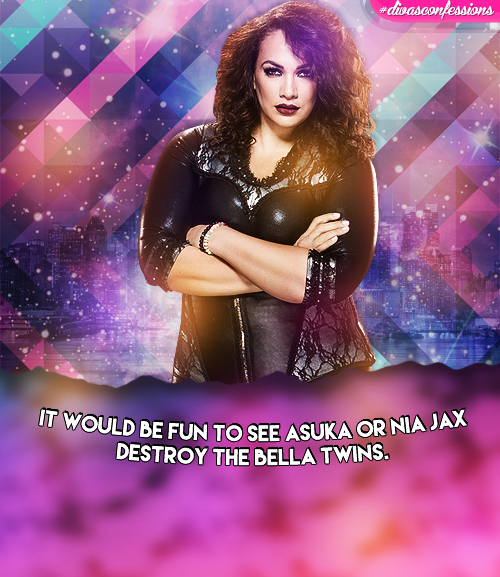 GraceAllen138's tweet photo. "@DivasConfession: It would be fun to see Asuka.. #DivasConfessions https://t.co/IIlJiCLowx"

It would be fun to see anyone destroy them