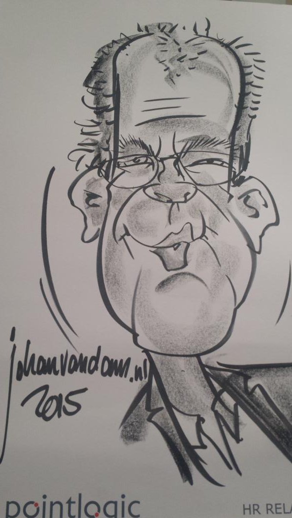 EdHarms's tweet photo. Tekwning vandaag op gebruikersdag @PointlogicHR . Collega's: "Tsja. Rutte.". https://t.co/P6luUfltnH