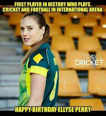 Wish you happy birthday day sweet sister ELLYSE PERRY..... 