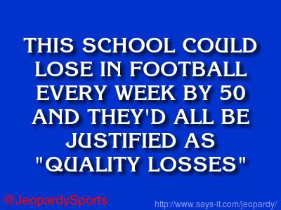 JeopardySports's tweet photo. "What is: the University of Alabama?" #JeopardySports https://t.co/tM43Dsrw24