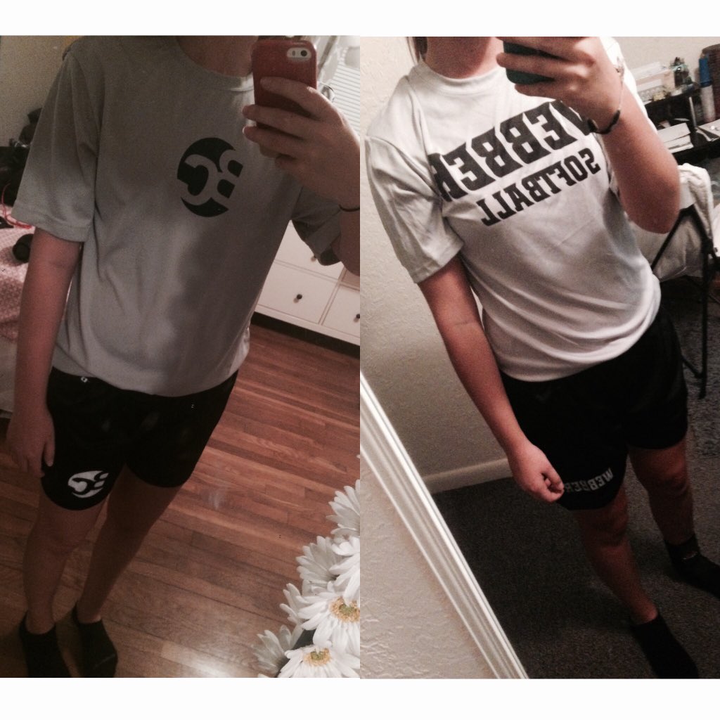 BastienMorgan's tweet photo. Twinz for life. 2 different colleges, same workout uniform. 😂 https://t.co/uCDulCkzOR