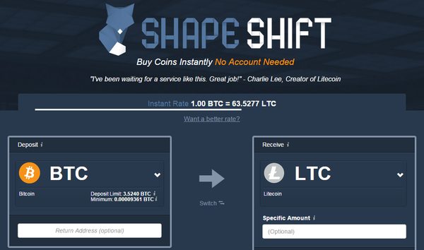 iMundoBitcoin's tweet image. Tienes otra Criptomoneda y quieres cambiarla a #Bitcoin? @ShapeShift_io lo hace por ti al Instante!