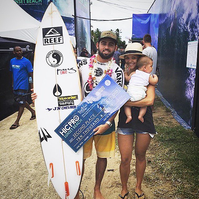 WatermansAS's tweet image. Stoked to see @billy_kemper take home 2nd place in this years HIC Pro at Sunset Beach!