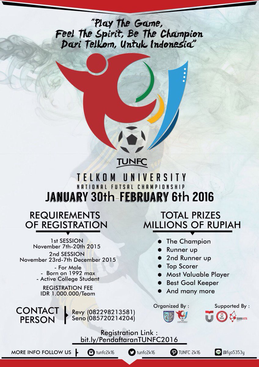 UKM Bola Telkom Univ (@futsal_telkom) on Twitter photo 