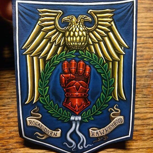 Siege Studios on X: "Completed Crimson Fist Banner by Jonas here at the  Studio, email us if you want a quote for a freehand banner  https://t.co/iyKHkzJavY" / X