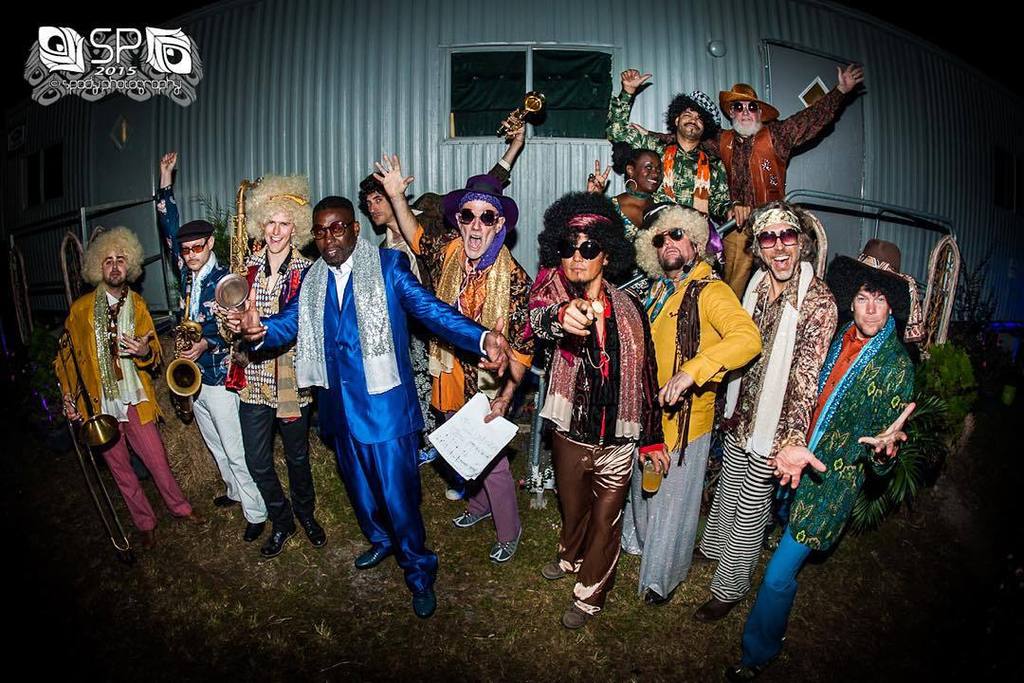 SCI_Official's tweet photo. #GHOULTRAIN at @HulaweenFL! THANK YOU production, artists, dancers, @Antibalas horns and @TheRealGZA of #WuTang! https://t.co/BoFf9Oibun