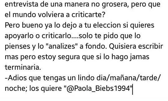 mybeliberforeve's tweet photo. Por que no todos piensan así https://t.co/gCykH2DHru