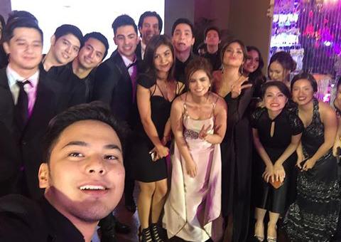IG UPDATE WITH TISOY From Mr. Kristoffer Martin. Happy birthday Ms. Bea Binene! :\") (©itsmekristoffer) 