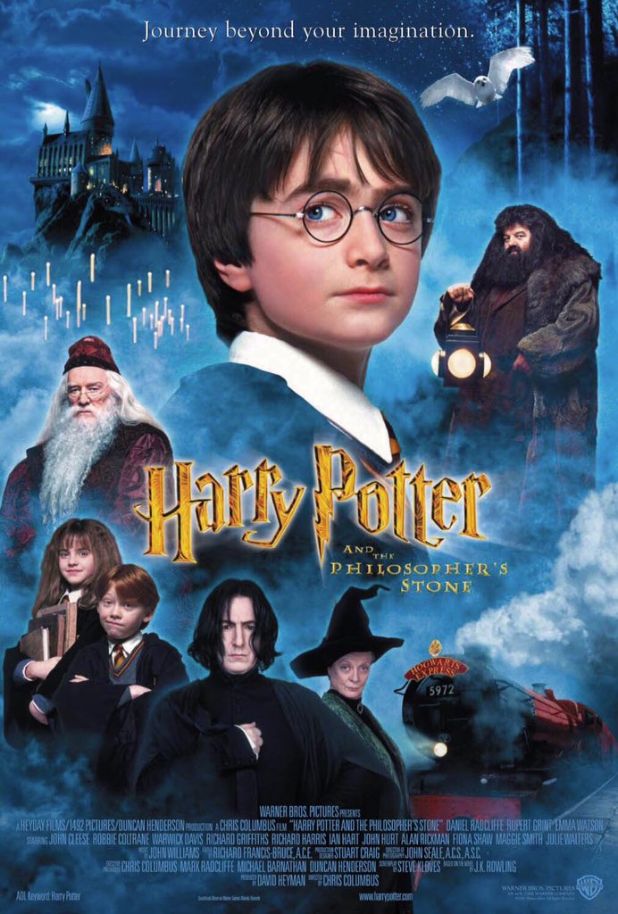 Asunarill's tweet photo. 4 de Noviembre de 2001 se estrena Harry Potter y la Piedra Filosofal, en Londres. Cuantos años #Potterheads!!!⚡️⚡️ https://t.co/mNk3FhvI0d