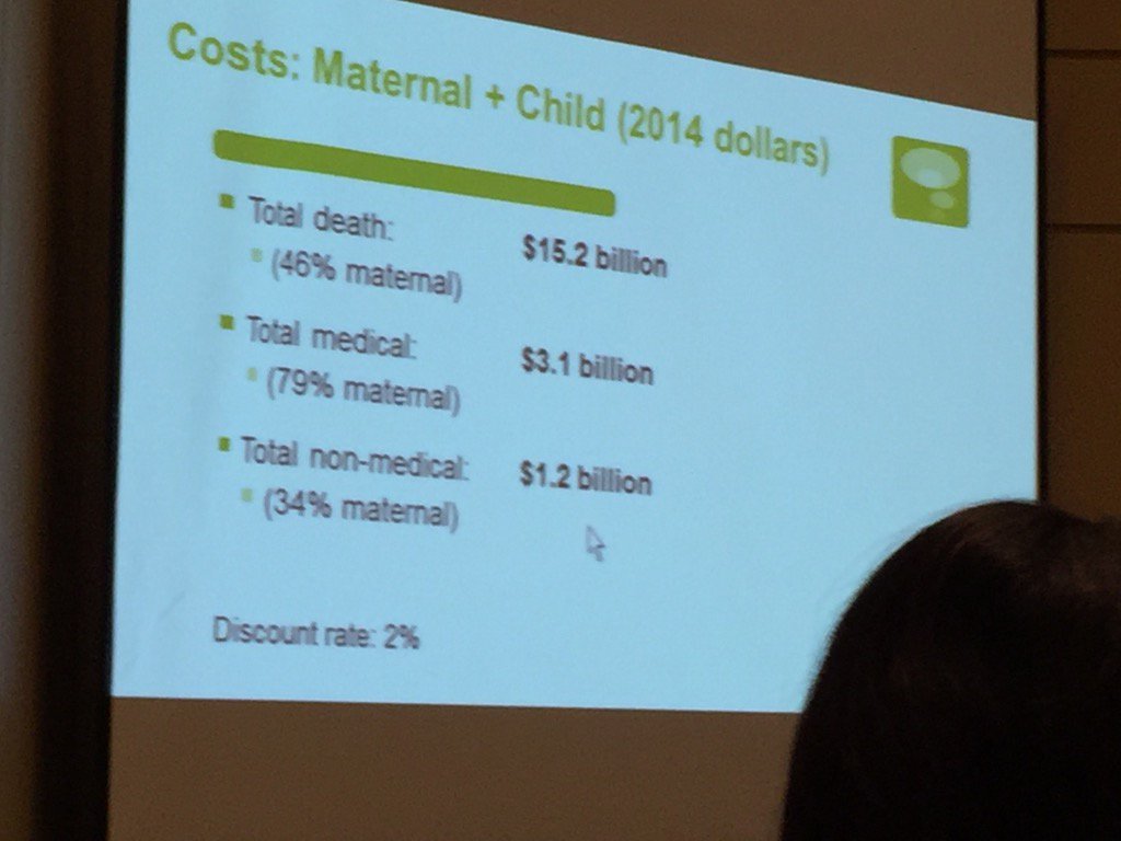 anndphd's tweet photo. Dr. Bartick's team's updated analyses show excess deaths & costs of NOT breastfeeding #aphamch @APHAAnnualMtg https://t.co/rpkfNduVw3
