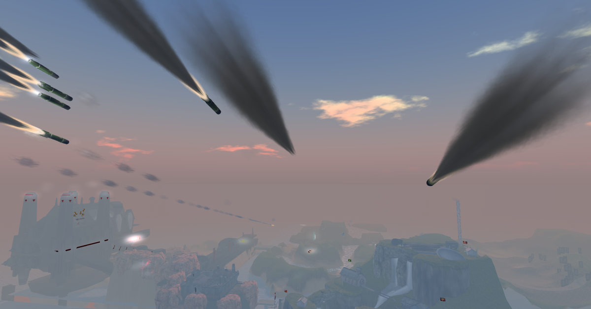 NewJessieSL's tweet photo. Space-based rockets from the Alliance Navy bombard T'koi, as T'koi prepares its ground-based response. https://t.co/JRF8vn3qOg