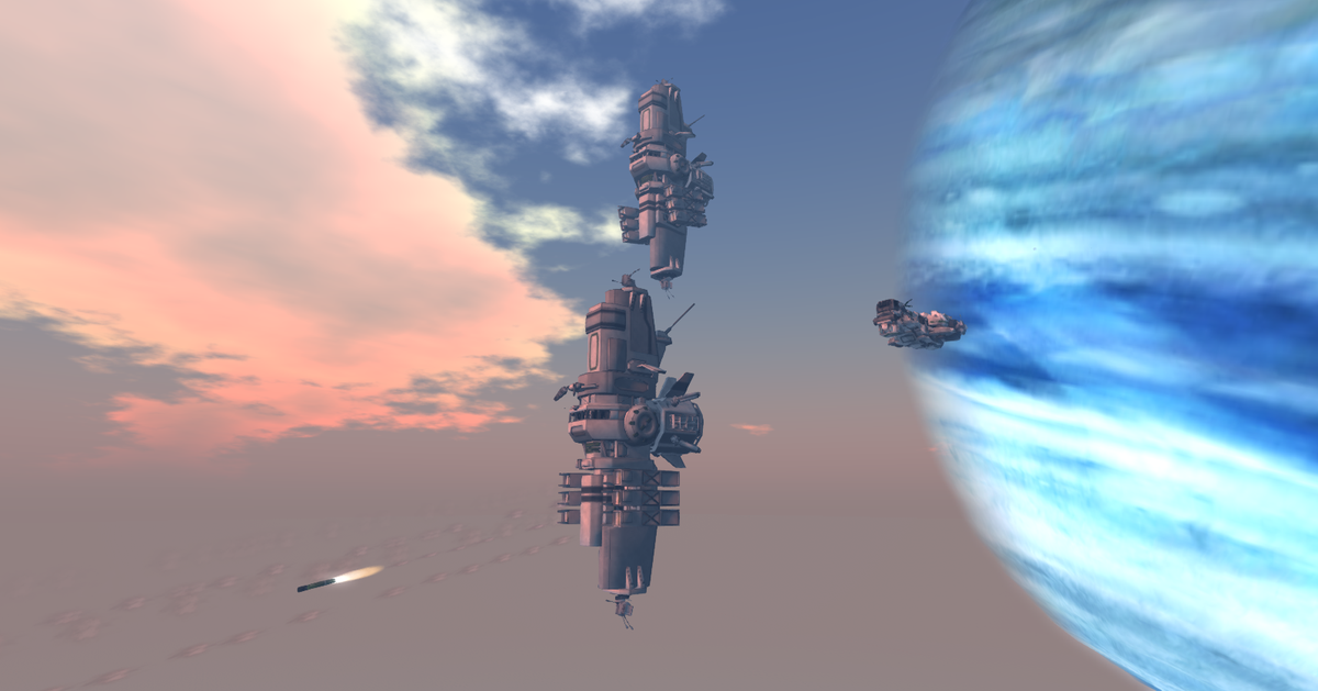 NewJessieSL's tweet photo. Space-based rockets from the Alliance Navy bombard T'koi, as T'koi prepares its ground-based response. https://t.co/JRF8vn3qOg