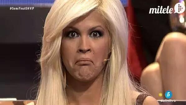 MixxNothing's tweet photo. Raquel celebrando que Vera sea el menos votado como si le fuera la vida en ello. #Limite4GH16 https://t.co/GEcGo38O6u