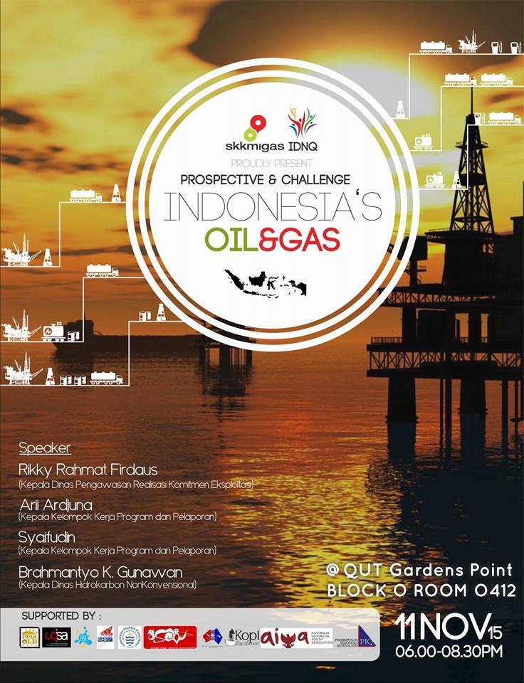 ...in Prospective Indonesia's Oil &amp; Gas 11th November 2015, 6 PM - 8.30 PM.