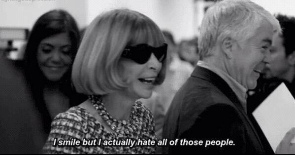 It\s not a fashion without a Queen..Happy Bday Anna Wintour.. 