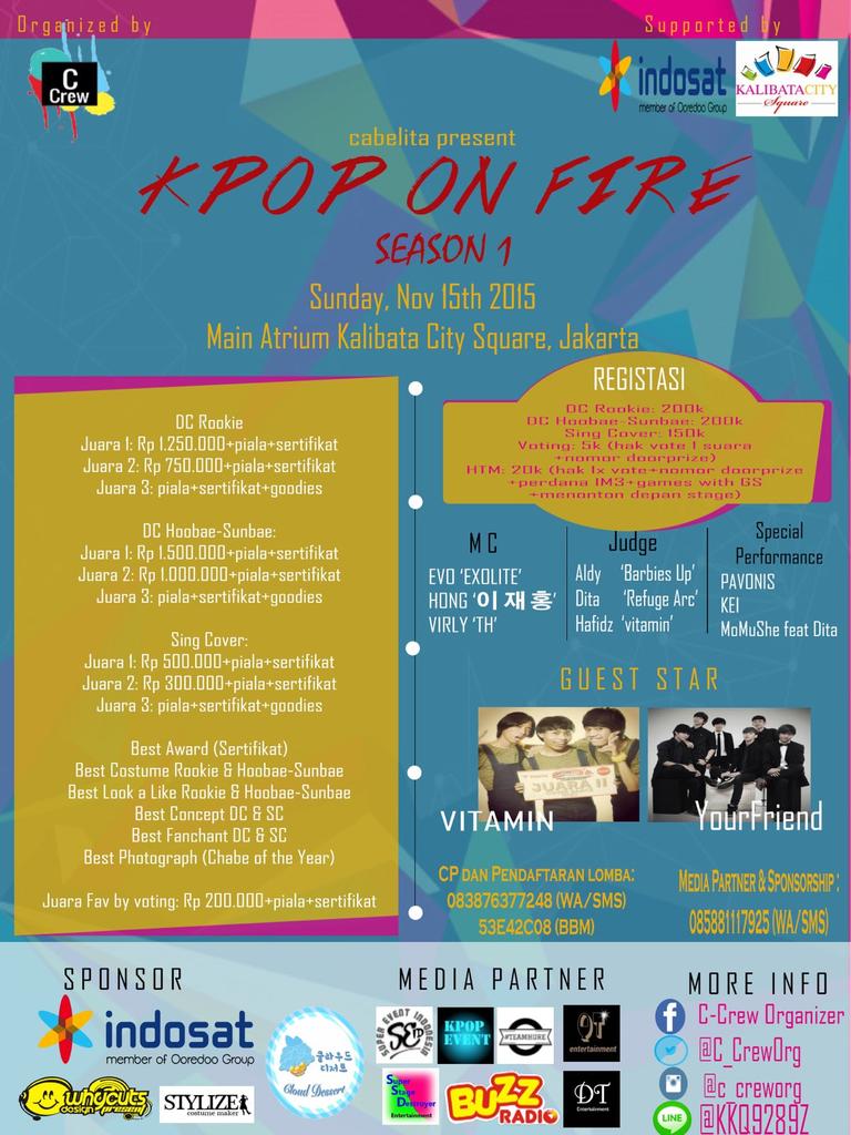 Masih ada slot nih buat Hoobae Sunbae nyaaa~~~ langsung hub CP yaa ^^