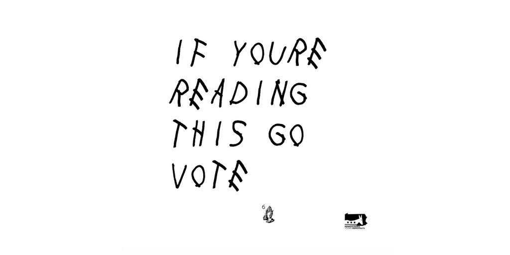 payoungdems's tweet photo. If you haven't voted yet, go vote now. You have less than one hour to make your voice heard. https://t.co/yd7qC0LXM8
