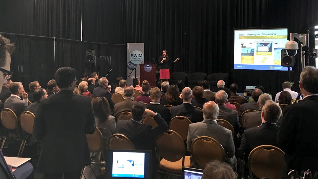 SWIM_Unofficial's tweet photo. FAA's Decision Support Service (DSS) Programs &amp; #FAASWIM Partnerships - Rebecca Guy at SWIM Connect 2015 #ATCA60 https://t.co/ATtOrv0BDJ