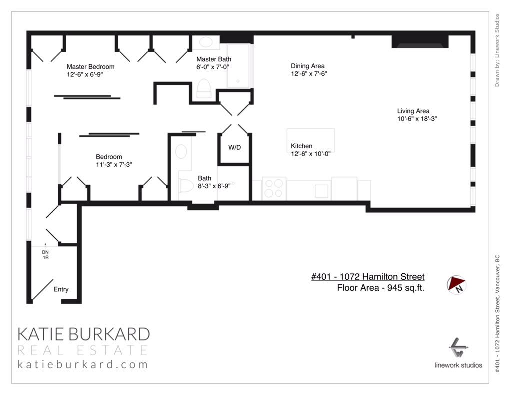 lineworkstudios's tweet image. #401 - 1072 Hamilton Street #lineworkstudios #floorplans @SothebysRltyCan