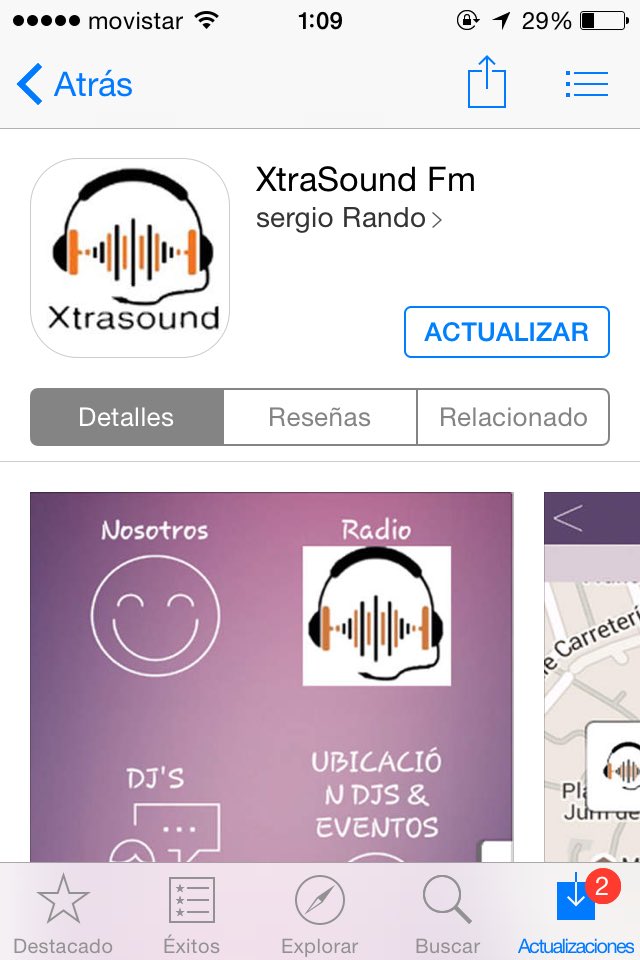 xtrasoundfm's tweet photo. Ios: Nueva versión disponible https://t.co/xKFnOa0V1A