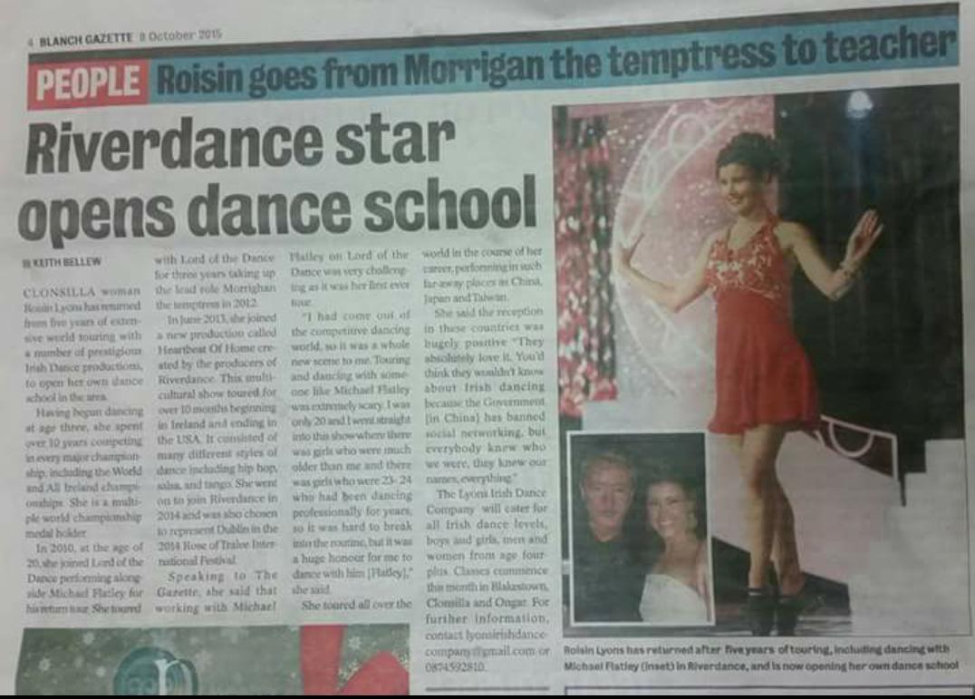 Lyons_IDC's tweet photo. Little mention in the newspaper #OPENINGOFTHELYONSIDC #1monthagotoday https://t.co/7Eg2oMAj3o