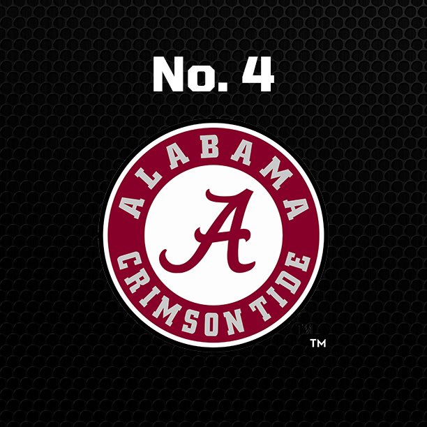 CFBPlayoff's tweet image. 1. Clemson
2. LSU 
3. Ohio State 
4. Alabama