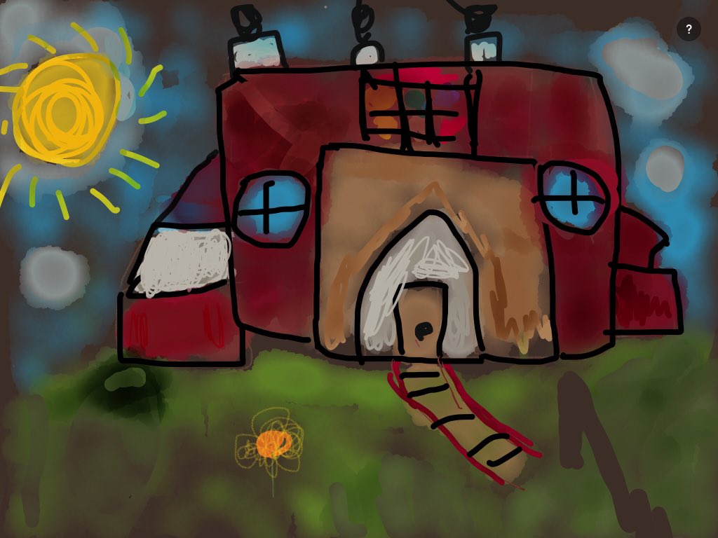 iaaartstudio's tweet photo. Second grade art made on iPad app paper53 #iaavt #bsdpd https://t.co/IY14JYlfPo