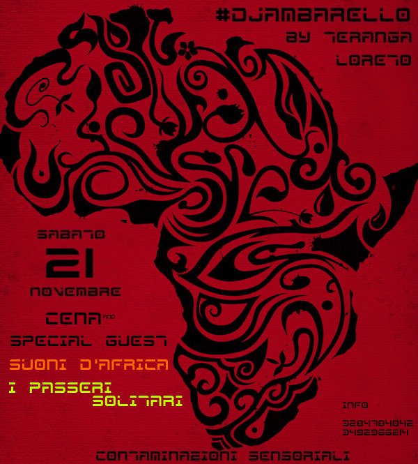 AntoPelloni's tweet photo. #djambarello perchè nelle Marche c'è un cuore d'Africa! #teranga21novembre
https://t.co/xgf7ilaRSa @TgrMarche https://t.co/U1D5FFuRHY