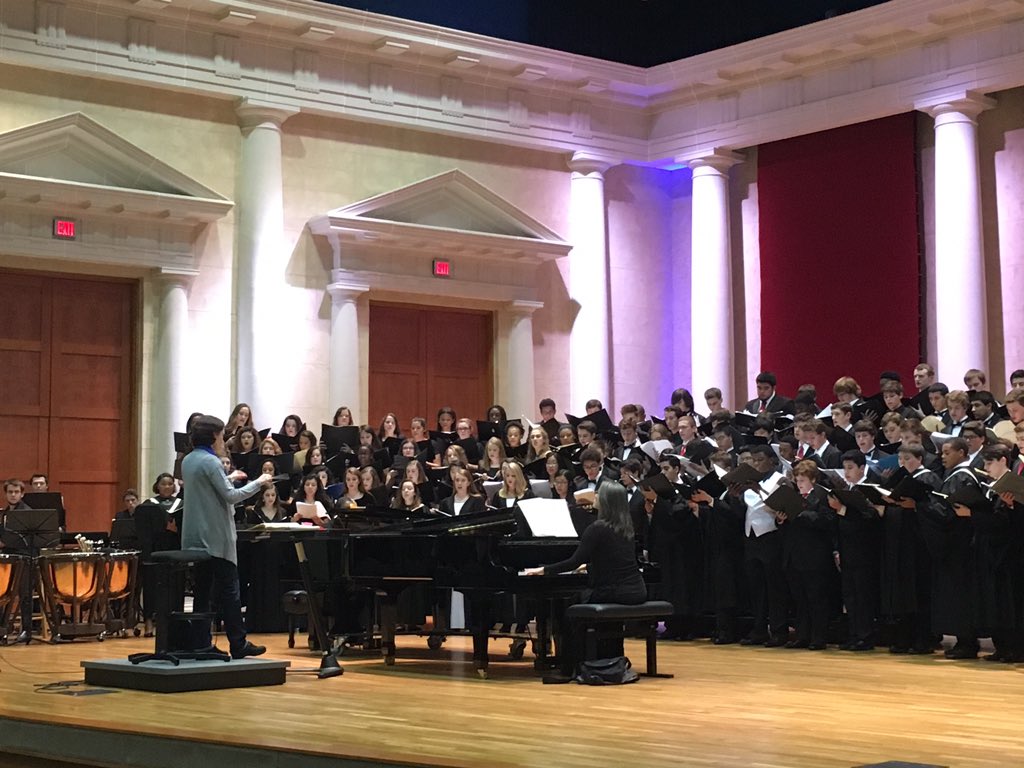 District 12 GMEA High School Honor Chorus at Lassiter Concert Hall under the direction of Dr. Deanna Joseph!