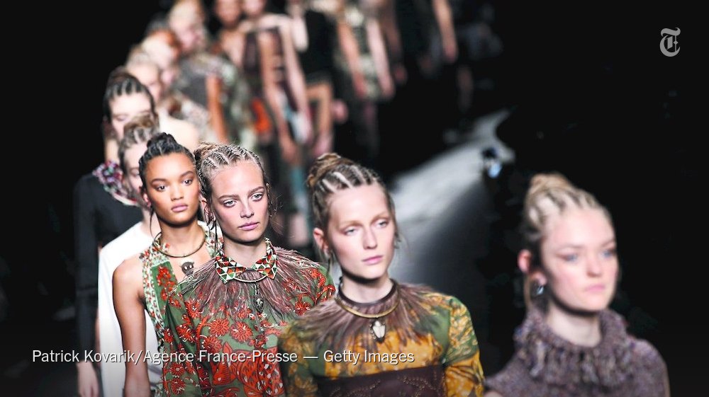 NYTFashion's tweet photo. "I always experience a flash of annoyance when I see white girls wearing cornrows."  https://t.co/ZnkoSWErFC https://t.co/awUAPXQTog